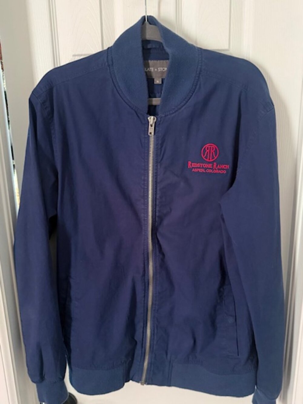 Men's Slate & Stone XL Aspen Zip Up Navy Jacket